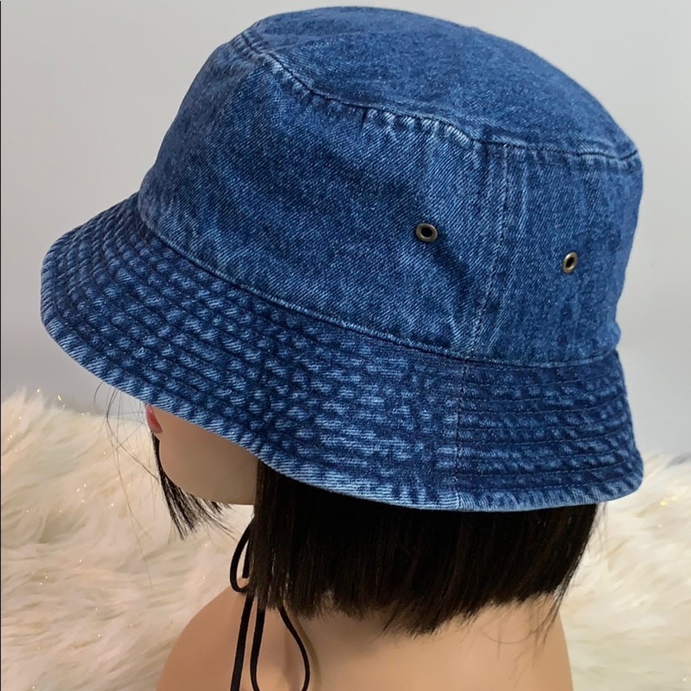 ‼️ONLY 1️⃣ LEFT‼️🌻Dark Denim Bucket Hat🌻 - Picture 3 of 4